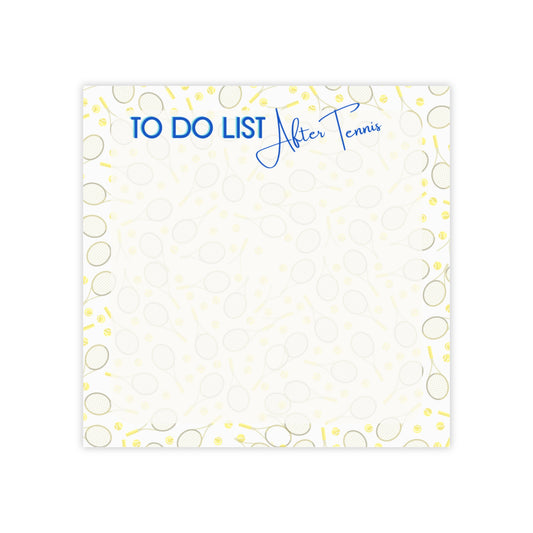 To Do List after TENNIS | Post-it® Note Pads | 3 by 3